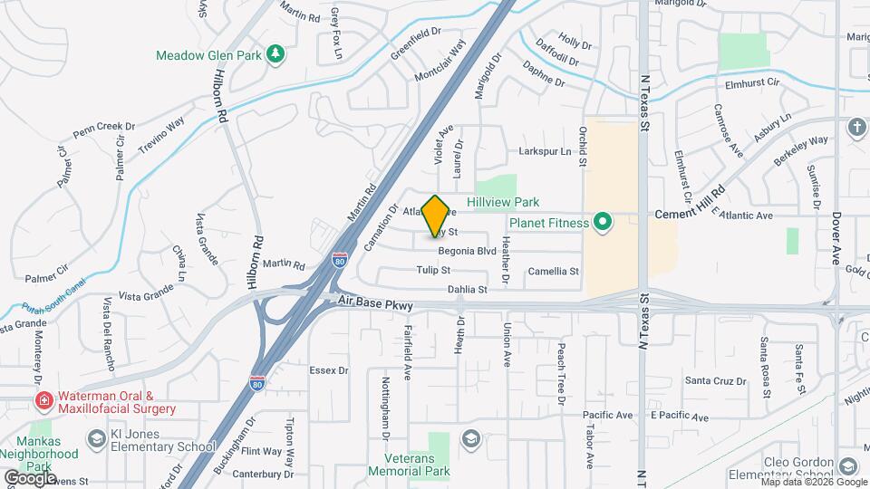 392 Begonia Blvd Map and Location Details