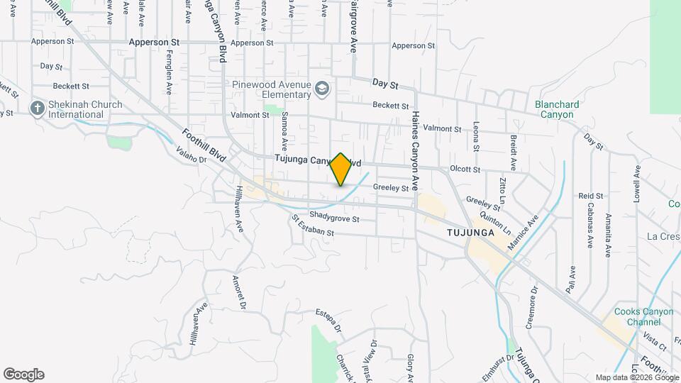 7020 Greeley St Map and Location Details