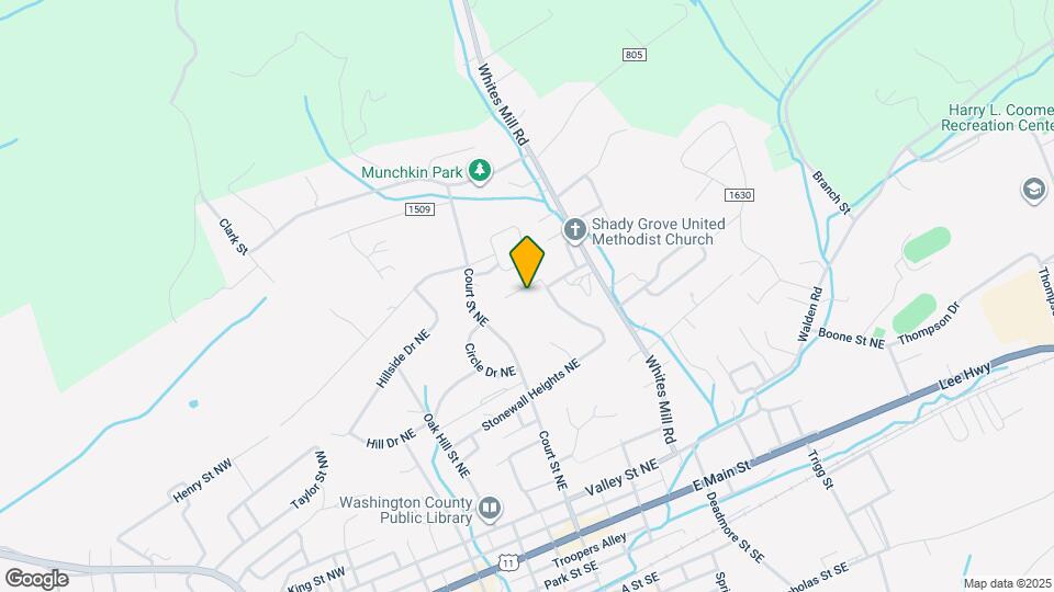 250 Gillespie Dr NE Map and Location Details