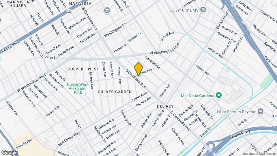 4320 S Centinela Ave Map and Location Details