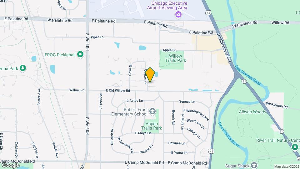 1565 Quaker Ln Map and Location Details