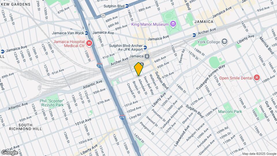 95-04 Allendale St Map and Location Details