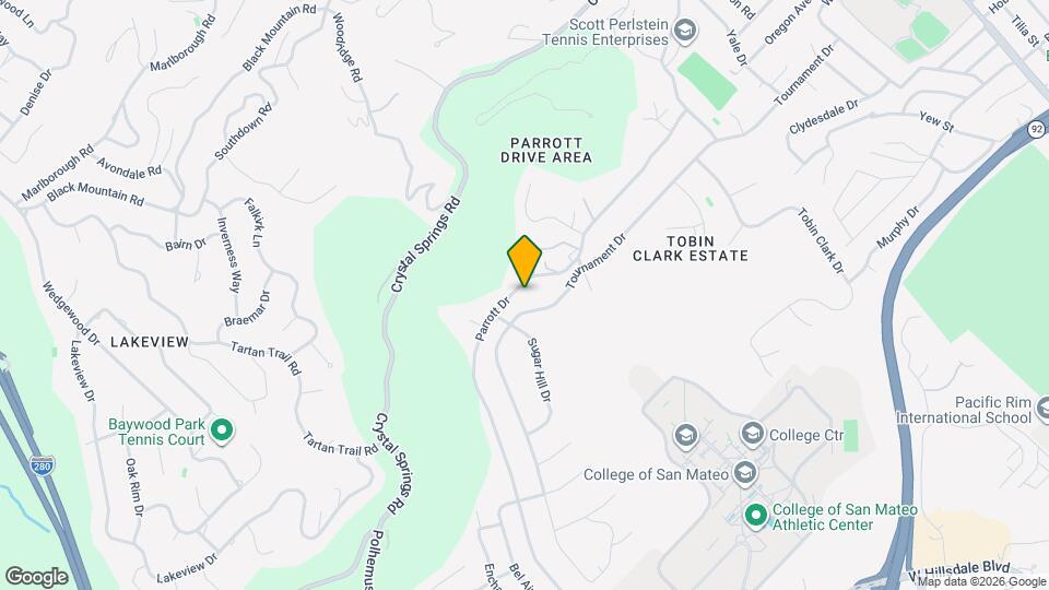 1061 Parrott Dr Mapa y Detalles de la Ubicación