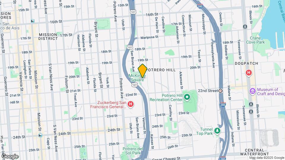 875 Vermont St Map and Location Details