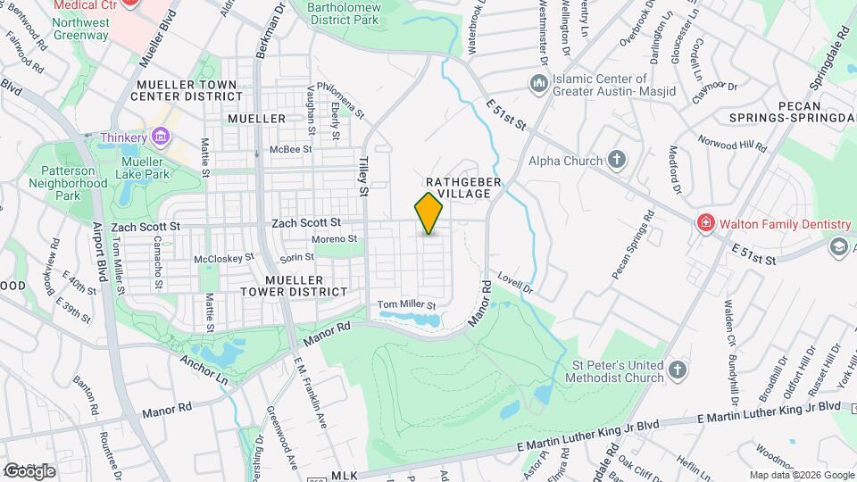 3113 Schutze St Mapa y Detalles de la Ubicación