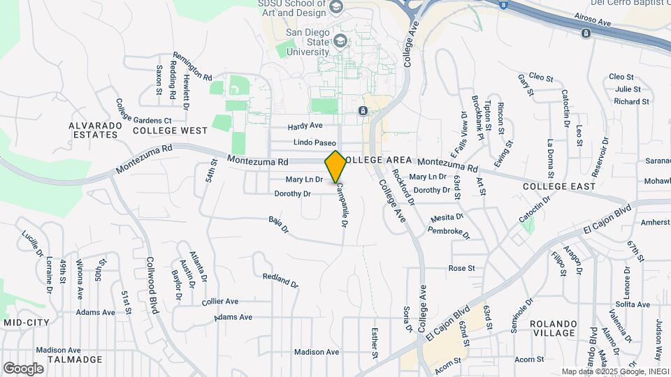 5754 Dorothy Dr Map and Location Details