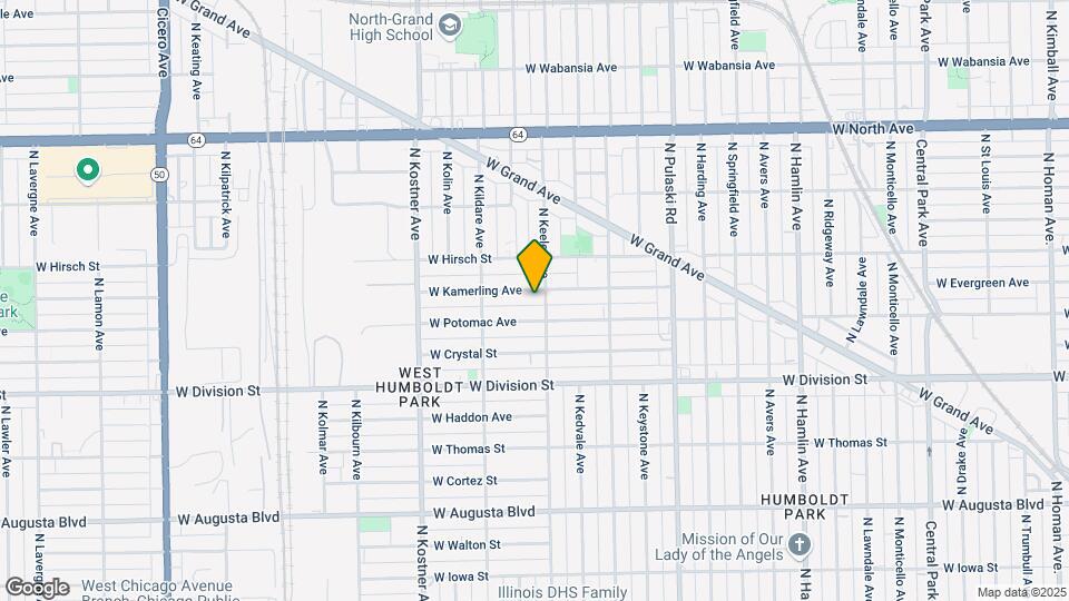 4209 W Kamerling Ave Map and Location Details