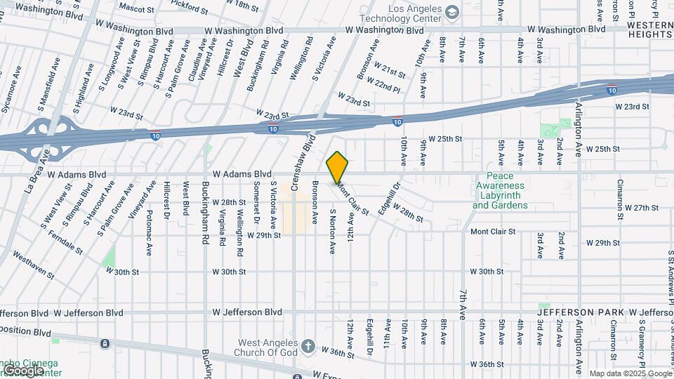 4230 Montclair St Map and Location Details