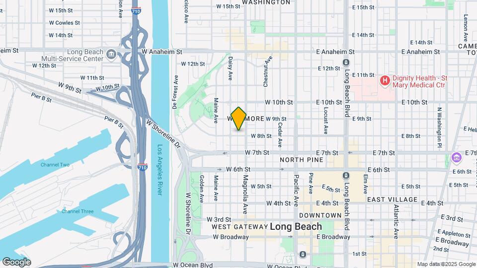 519 W 8th St Map and Location Details