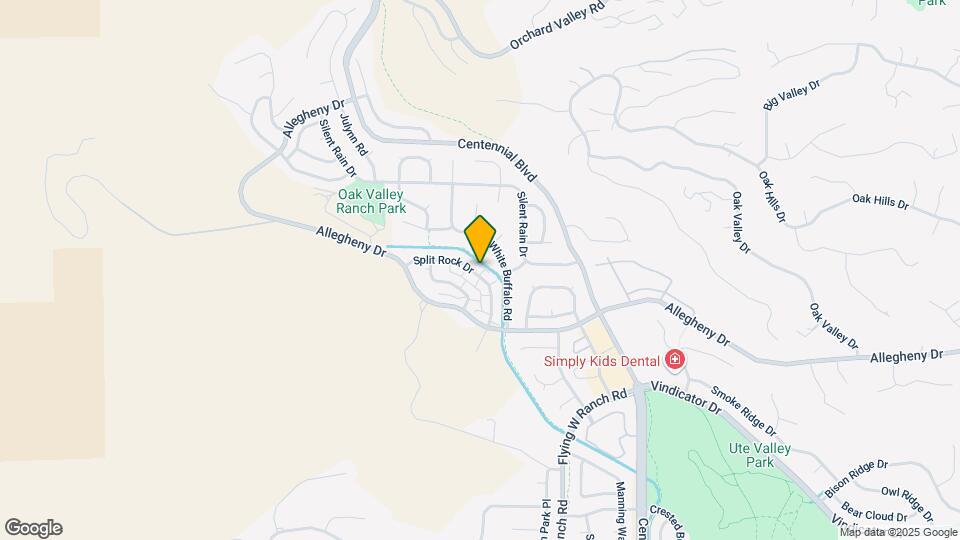 2305 Split Rock Dr Map and Location Details