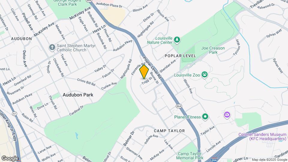 1671 Trigg St Map and Location Details