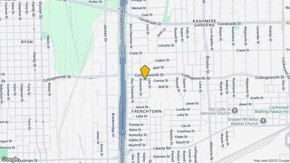 3210 Cactus St Map and Location Details
