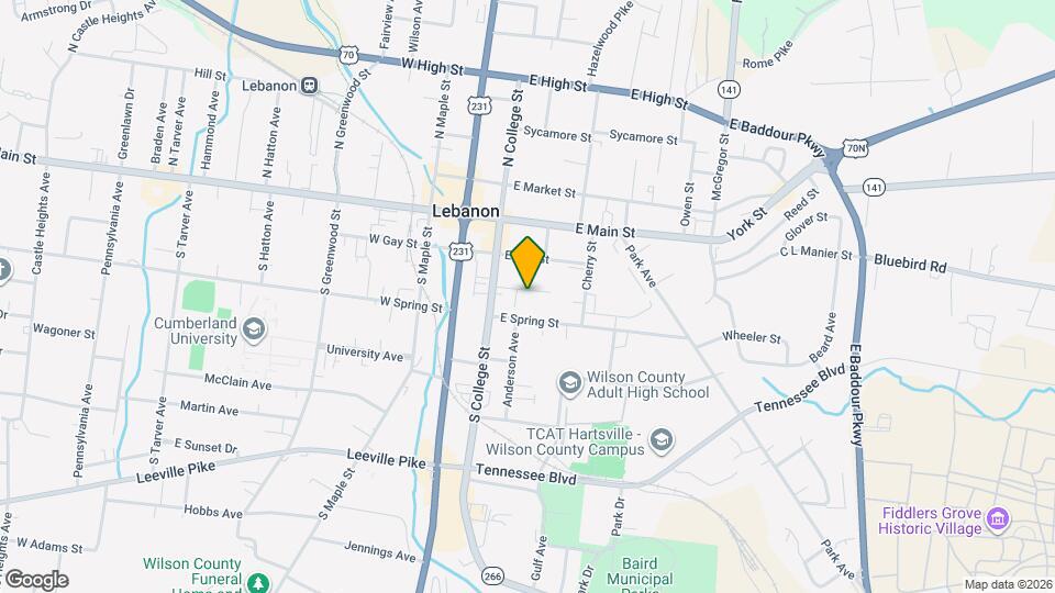 216 Thomas Terrace, Unit B Map and Location Details