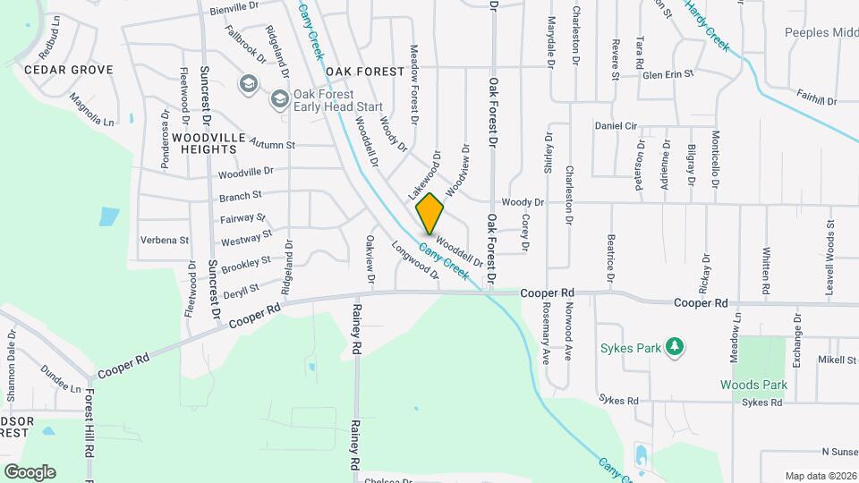 1139 Wooddell Dr Map and Location Details