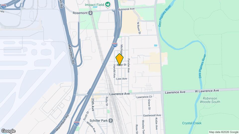 9713 River St Map and Location Details