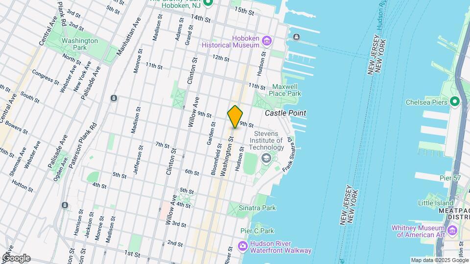 813 Washington St Map and Location Details