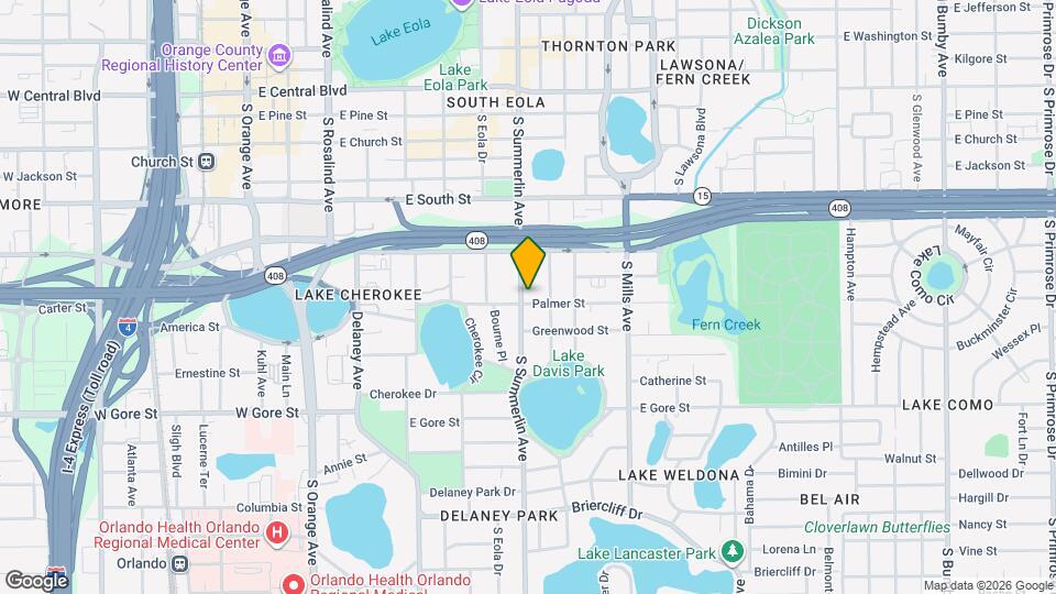 701 Palmer St Map and Location Details