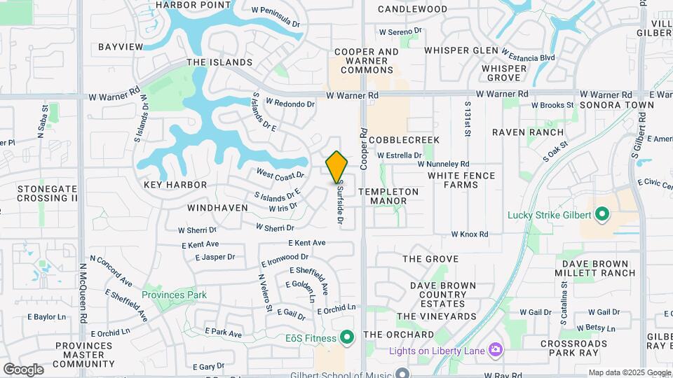 1022 S Surfside Dr Mapa y Detalles de la Ubicación