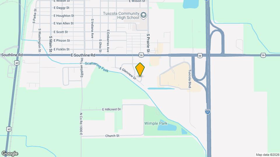 1020 S Eastview Dr Map and Location Details