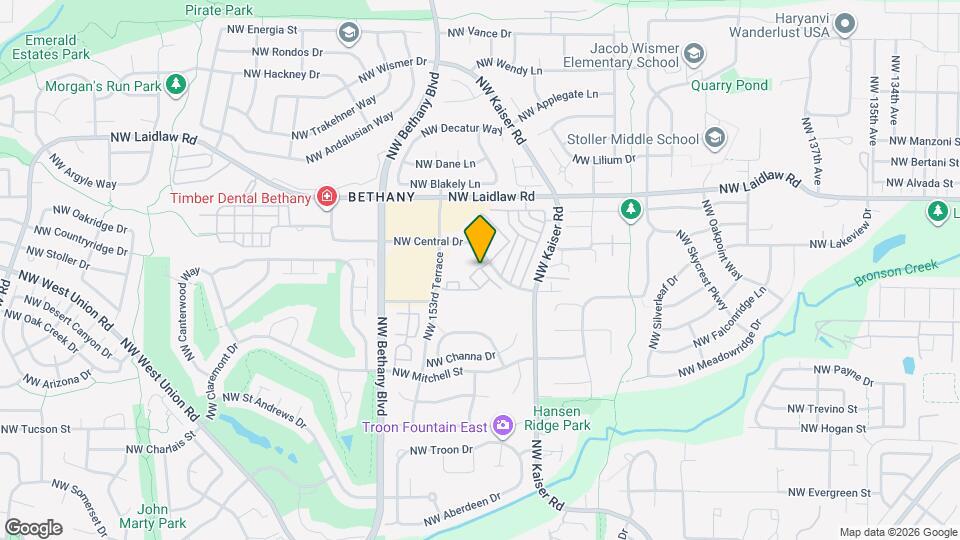 15060 NW Central Dr Map and Location Details