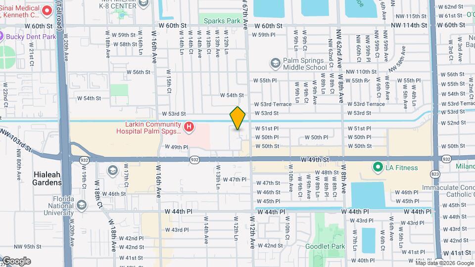 1283 W 51st Pl Map and Location Details