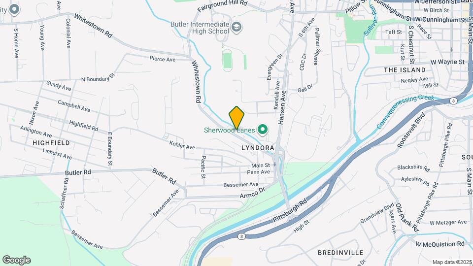 136 Whitestown Rd Map and Location Details