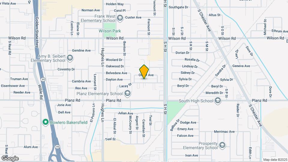 1912 Lacey St Map and Location Details