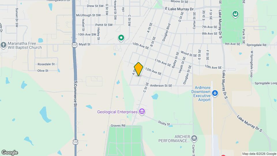 1307 B St SE Map and Location Details