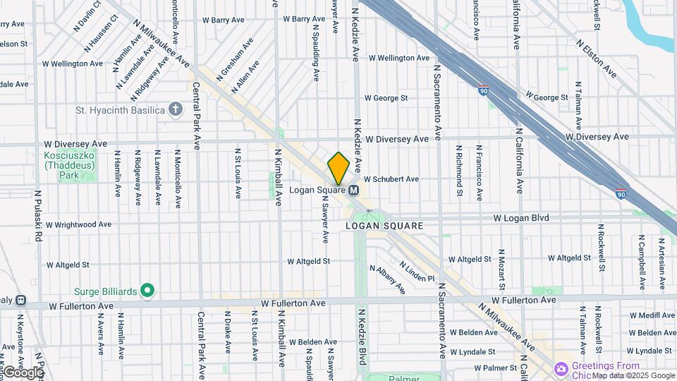 2650 N Milwaukee Ave Map and Location Details