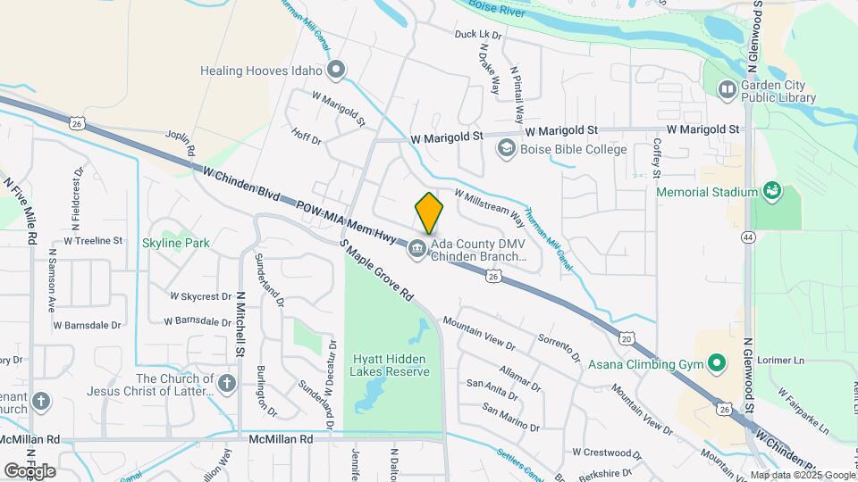 5555 N Millrun Ave Map and Location Details