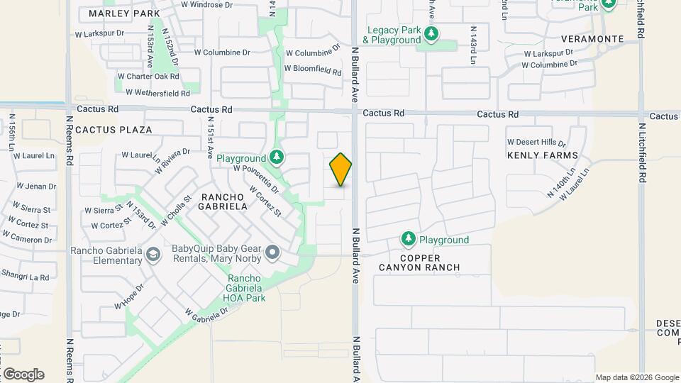 14707 W Poinsettia Dr Map and Location Details