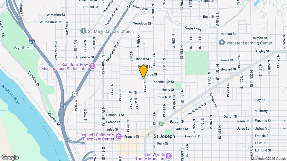 902 N 9th St Mapa y Detalles de la Ubicación