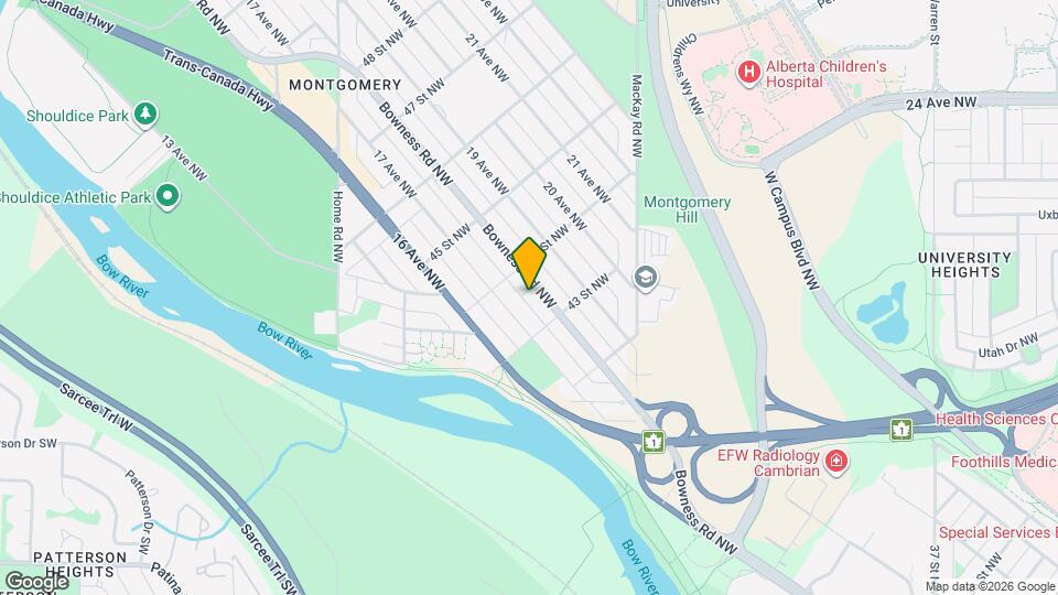 4423 Bowness Rd NW Map and Location Details