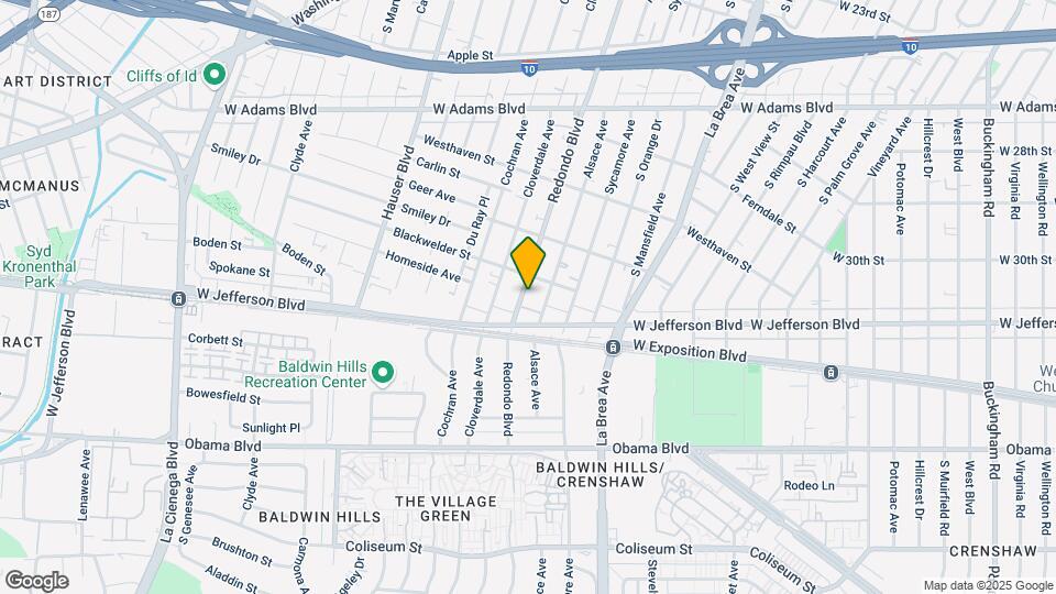 2922 S Redondo Blvd Mapa y Detalles de la Ubicación