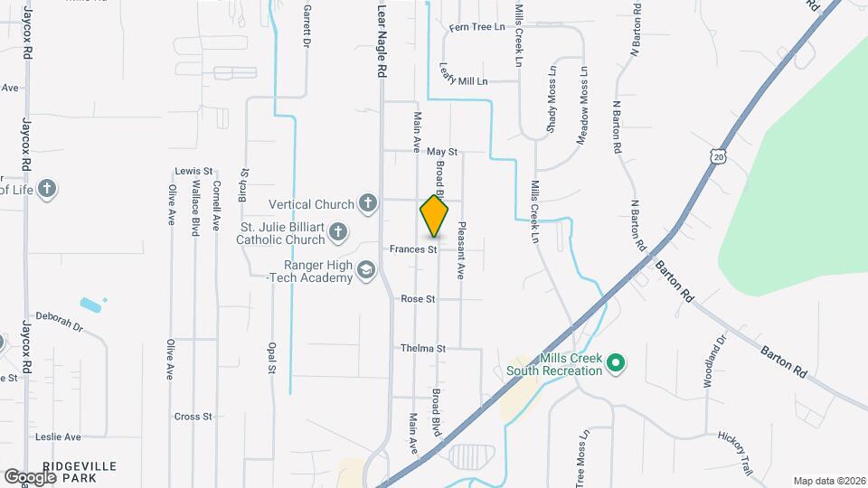 5498 Broad Blvd Map and Location Details