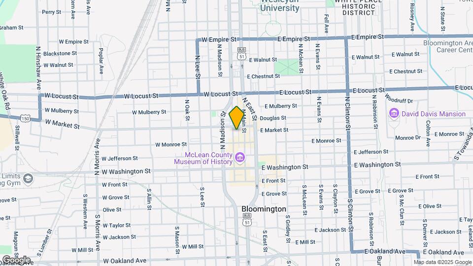 413 N Center St Map and Location Details