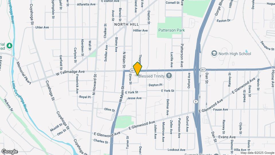 592 Thayer St Map and Location Details