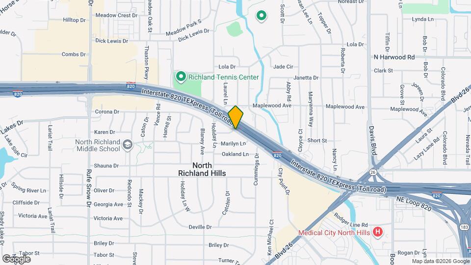 7302 NE Loop 820 Map and Location Details