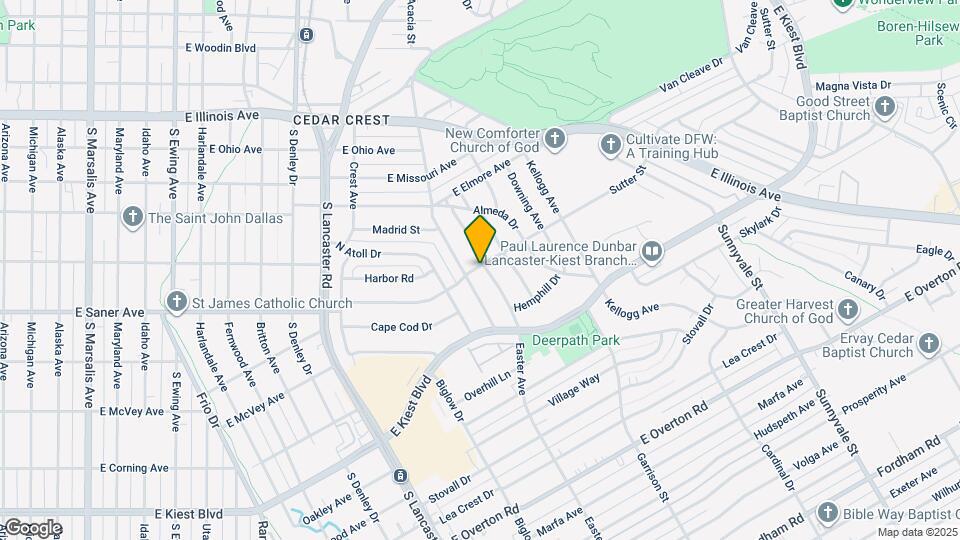 2701 Easter Ave Map and Location Details