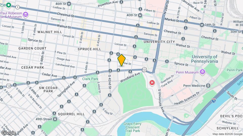 4041 Baltimore Ave Mapa y Detalles de la Ubicación