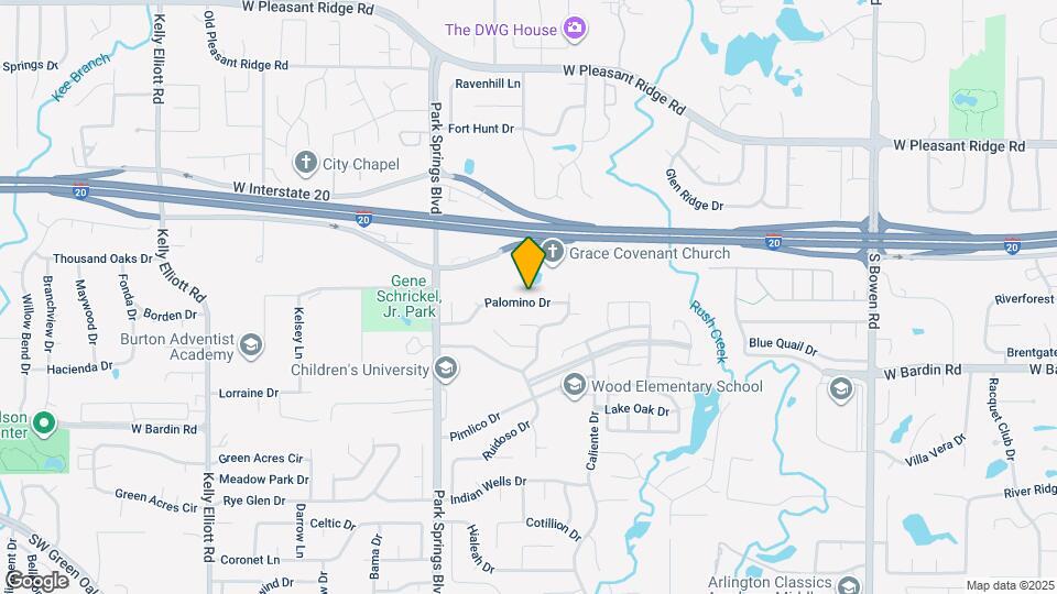 3501 Palomino Dr Map and Location Details