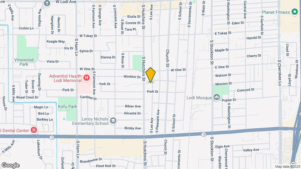 1009 S Lee Ave Map and Location Details