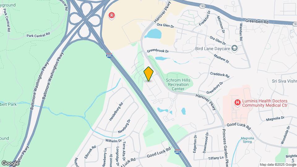 6964 Hanover Pkwy, Unit 101 Map and Location Details