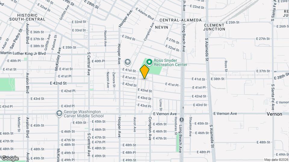 4151 Dorsey St Map and Location Details