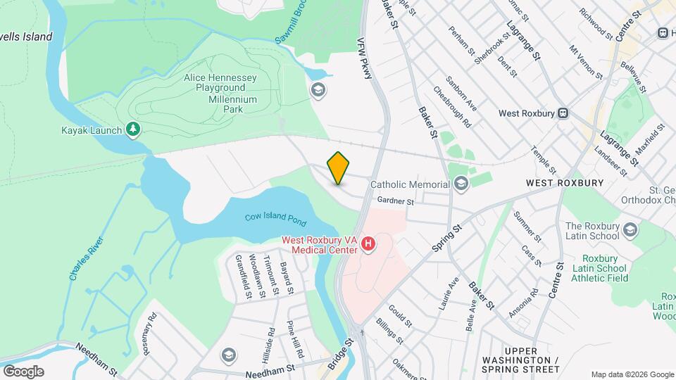 198 Gardner St, Unit 3-2 Map and Location Details