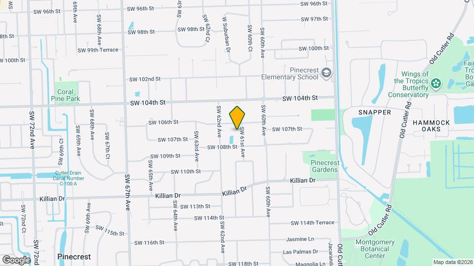 10640 SW 61st Ave Map and Location Details