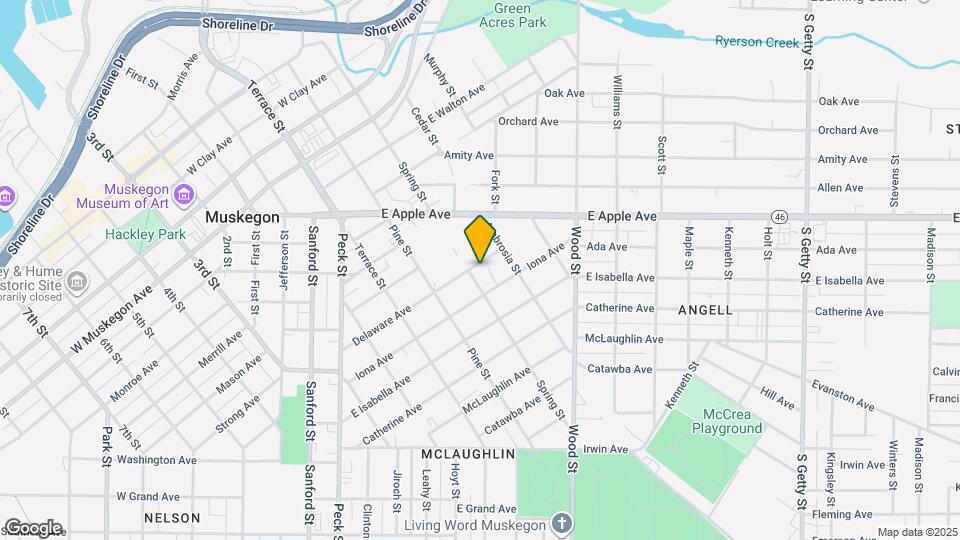 233 Delaware Ave Mapa y Detalles de la Ubicación