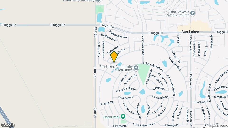 8935 E Fairway Blvd Map and Location Details