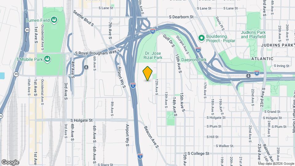 1111 S Atlantic St Map and Location Details