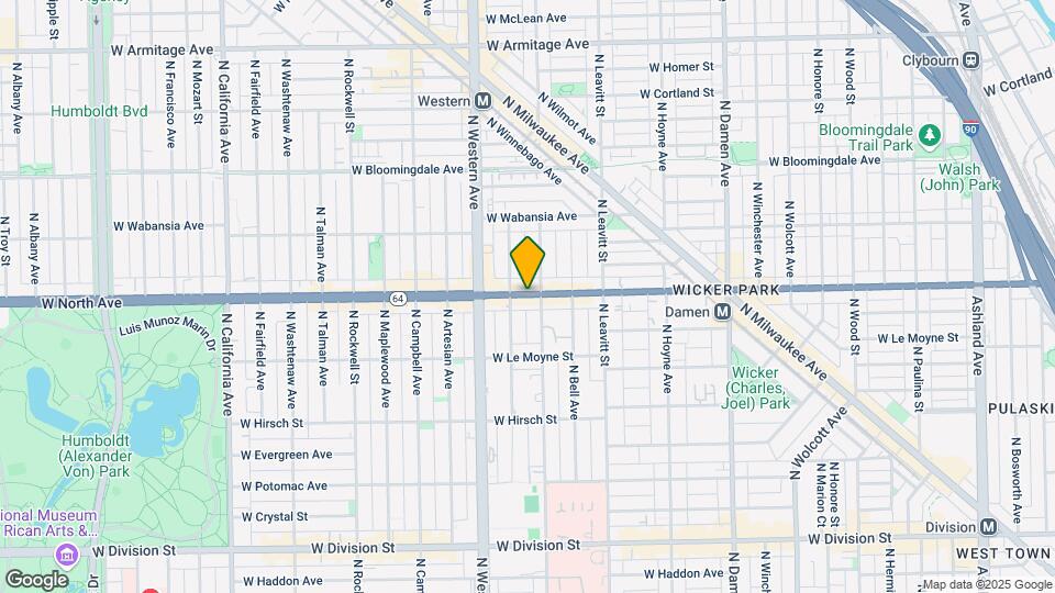 2313 W North Ave Map and Location Details